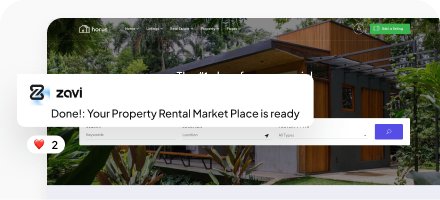 Zavi building a property-rental marketplace — generated preview